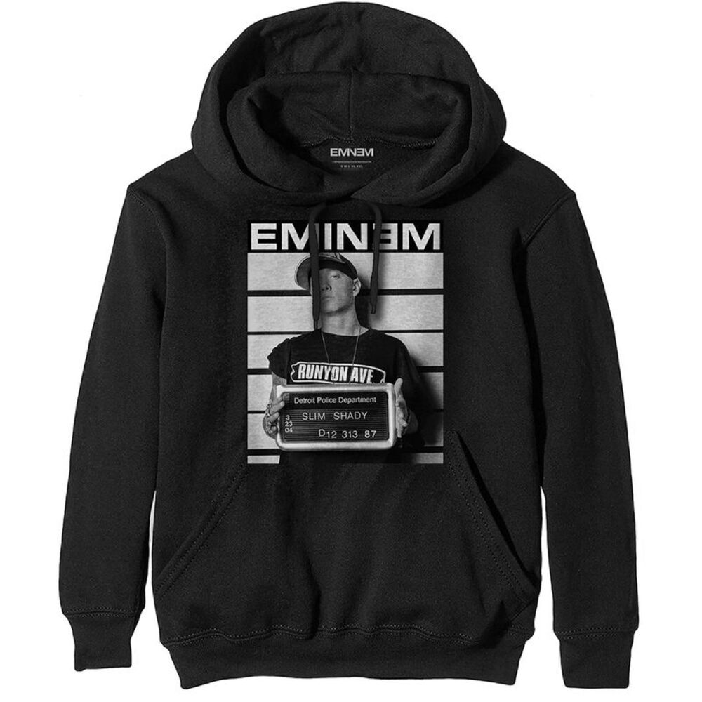 Eminem Unisex Adult Arrest Pullover Hoodie / Black